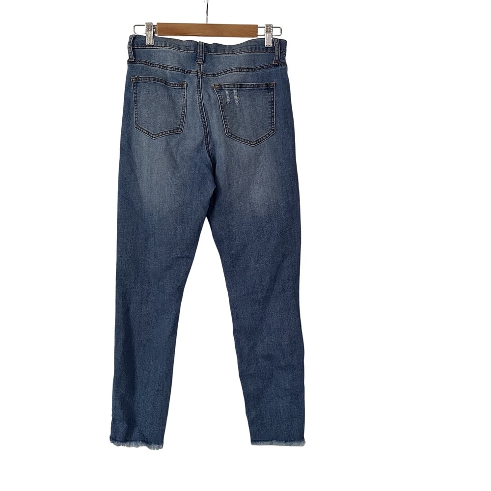 Altard State Jeans Women Light‎ Blue Distressed Holey Cut Off Size 28/7 - Picture 2 of 6